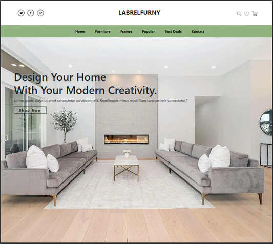 Furniture Website Template